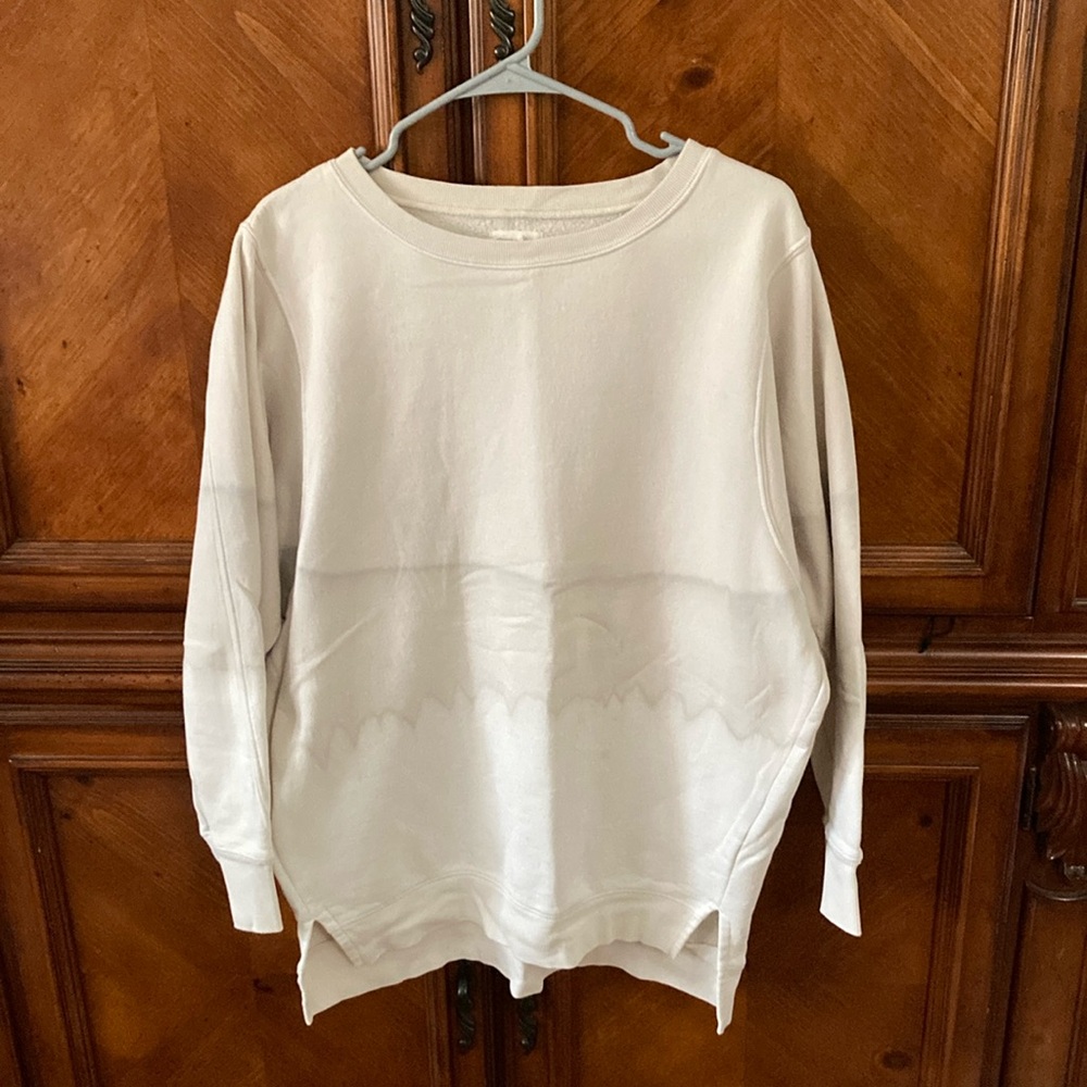 Silence and Noise Oversized Ombré Crewneck